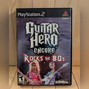 Guitar Hero Encore: Rocks the 80s for PlayStation 2 - Black Game Used